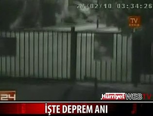İŞTE DEPREM ANI