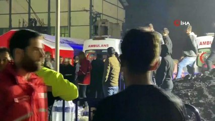28 kişinin hayatını kaybettiği maden ocağı günün ilk ışıklarıyla böyle görüntülendi