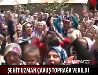 ŞEHİT UZMAN ÇAVUŞ TOPRAĞA VERİLDİ