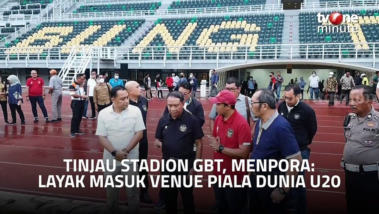 Menpora Sebut Stadion GBT Layak Masuk Venue Piala Dunia U20_tvOne Minute
