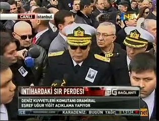 KOMUTAN CENAZEDE AĞIR KONUŞTU