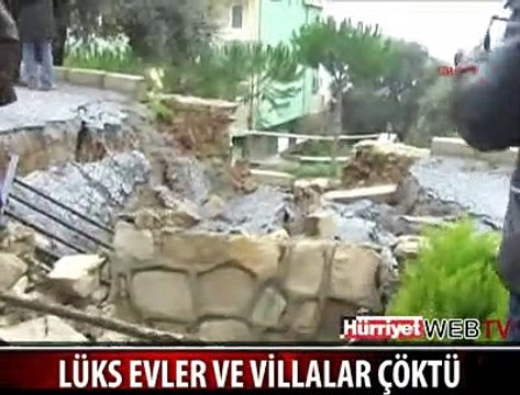 LÜKS EVLER VE VİLLAR ÇÖKTÜ