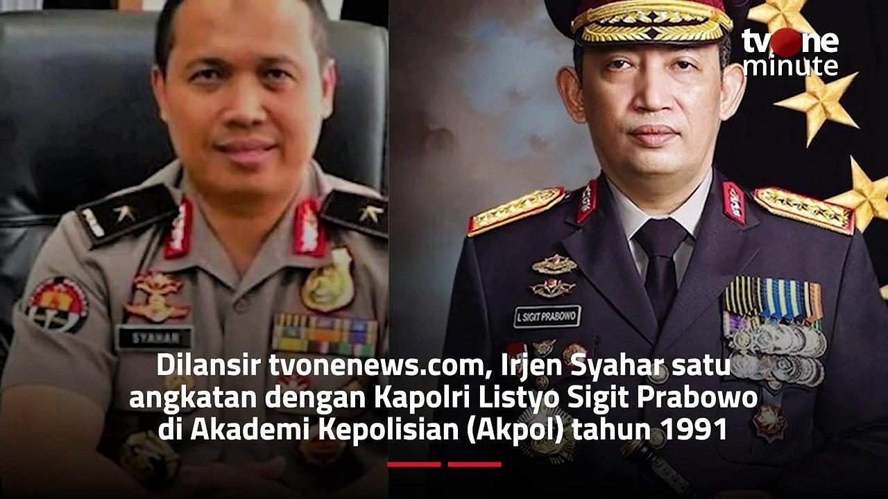 Irjen Syahar Diantono, Sosok Polisi yang Tangkap Irjen Teddy Minahasa _ tvOne Minute