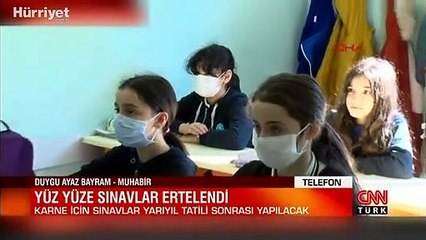 Video herunterladen: Yüz yüze sınavlar ertelendi