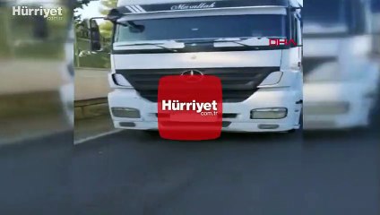 Şanlıurfa'da açılır kapanır plaka takan TIR sürücüsüne ceza