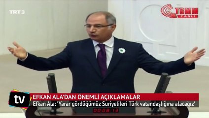 Efkan Ala'dan önemli açıklamalar