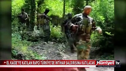 ESKİ RAPÇİ TÜRKİYE'DE İNTİHAR SALDIRISINA KATILACAKTI