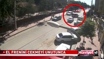 EL FRENİNİ ÇEKMEYİ UNUTUNCA