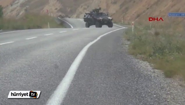 Hakkari- Van Karayolu'ndaki patlayıcı imha edildi