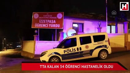 Elazığ'da yurtta kalan 34 öğrenci hastanelik oldu