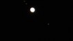 Júpiter y sus lunas Ganimedes, Europa IO y Calisto