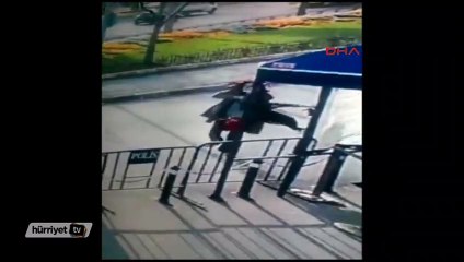 Emniyet Müdürlüğü'ne saldırı anının yeni görüntüleri