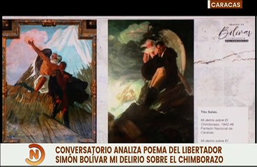 Historiadores analizan poema del Libertador “Mi Delirio Sobre el Chimborazo” en conservatorio