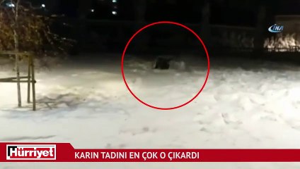 Taklalar atarak İstanbul'da karın tadını en çok o çıkardı
