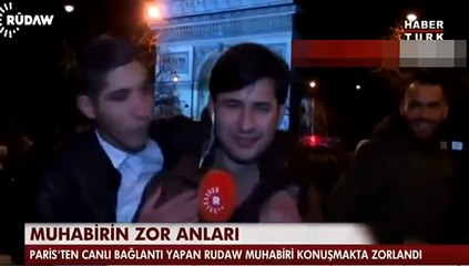 Muhabirin zor anları