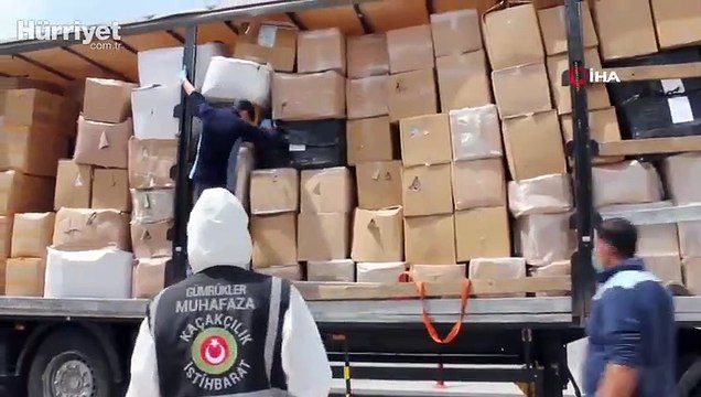 Kaçak 760 bin adet cerrahi maske ve 1 milyon 310 bin adet eldiven ele geçirildi