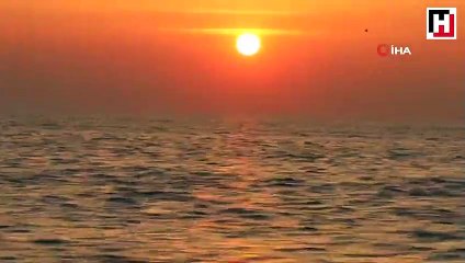 İstanbul’da eşsiz gün batımı