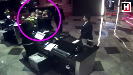 Ünlü oyuncu Hakan Yılmaz'a saldırı görüntüleri ortaya çıktı