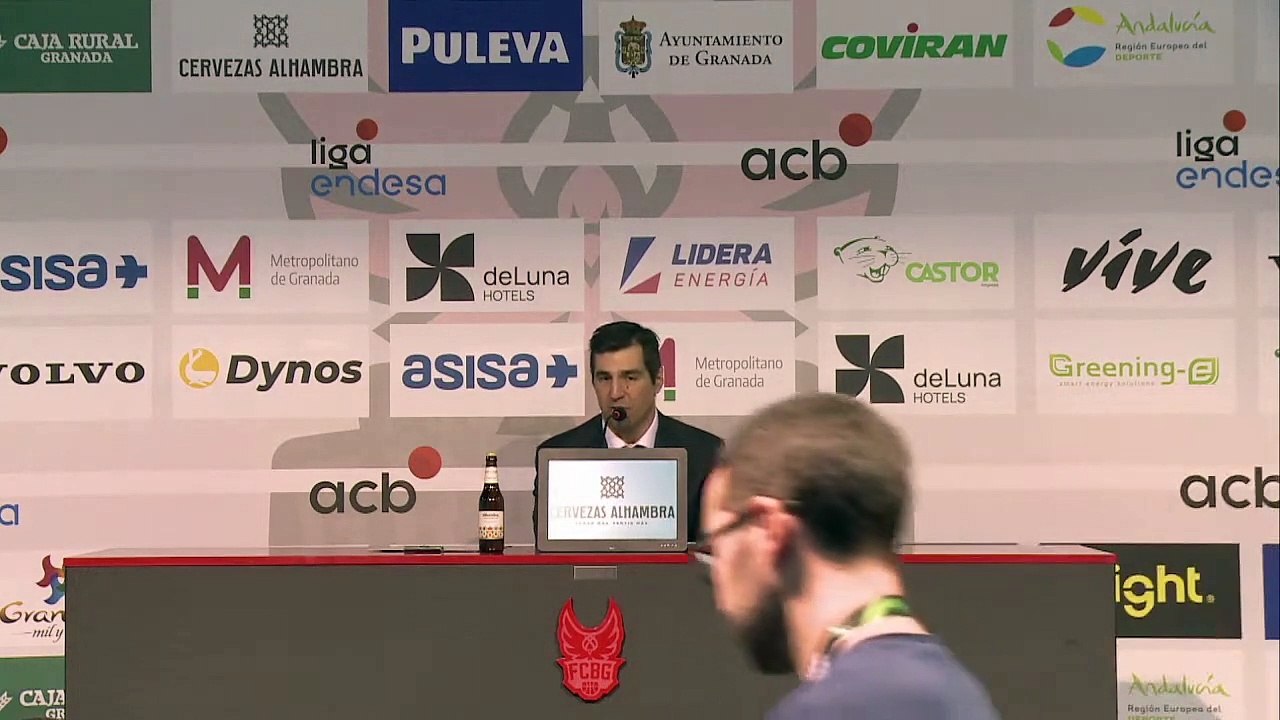 Pablo Pin, tras partido ante Bilbao Basket