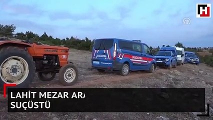 Lahit mezar arayan definecilere suçüstü