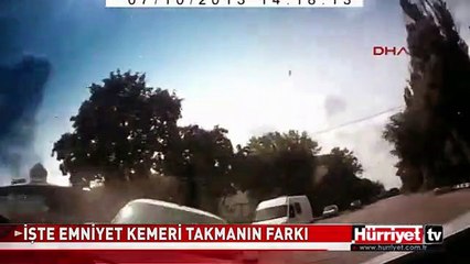 İŞTE EMNİYET KEMERİ TAKMANIN ÖNEMİ