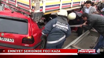 EMNİYET ŞERİDİNDE FECİ KAZA