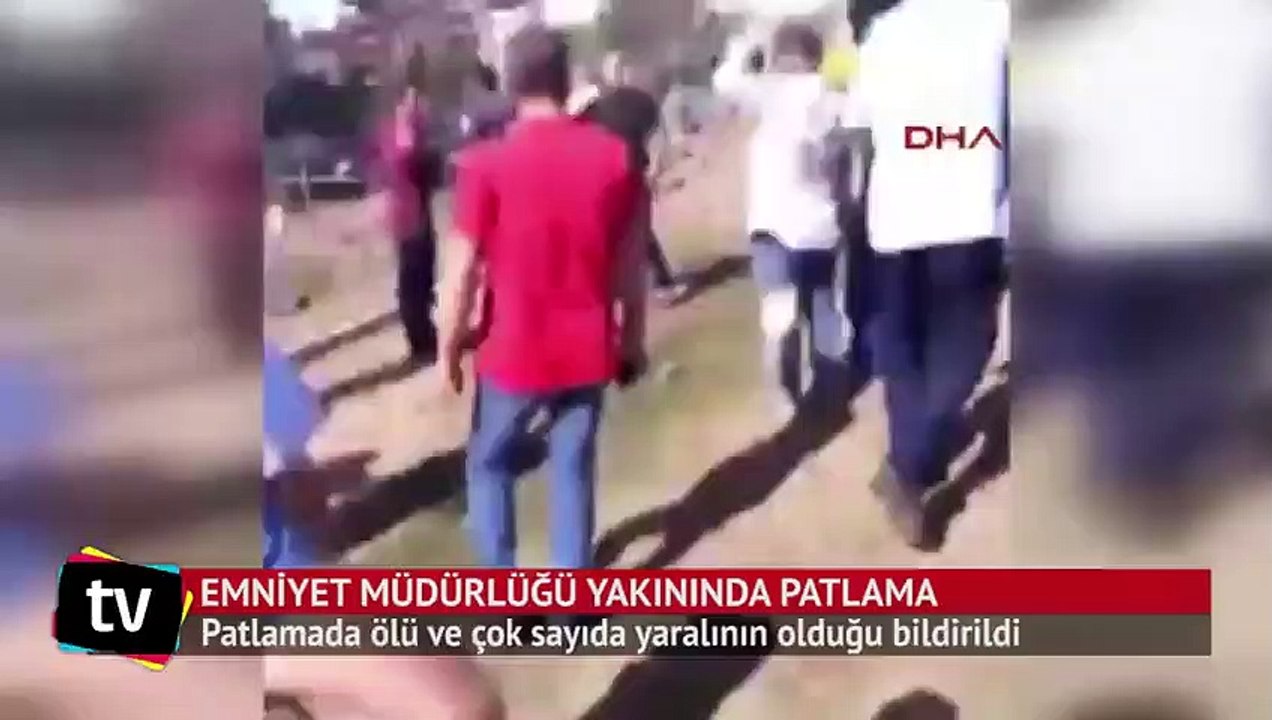 Elazığ Emniyet Müdürlüğü yakınlarında patlama