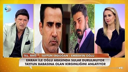 Emrah’ın teşekkür konuşmasına, oğlu Tayfun’dan duygusal cevap!