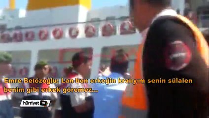 İşte Emre Belözoğlu'na saldırı anı!