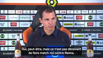 11e j. - Le Bris : “Ce n'est pas décevant de faire match nul contre Reims”