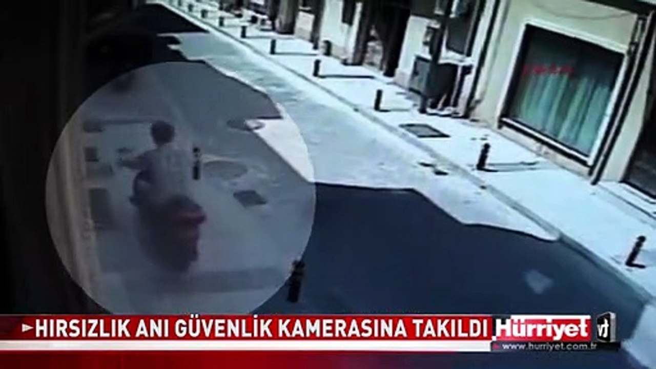 ELEKTRİKLİ BİSİKLET HIRSIZI KAMERADA