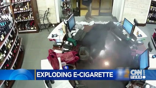 Elektronik sigara bomba gibi patladı