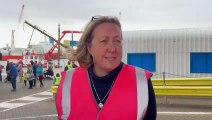 Anne-Marie Trevelyan visits Portsmouth port