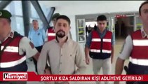 Şort giydi diye minibüste üniversiteli kıza saldıran Ercan Kızılateş mahkemeye sevk edildi