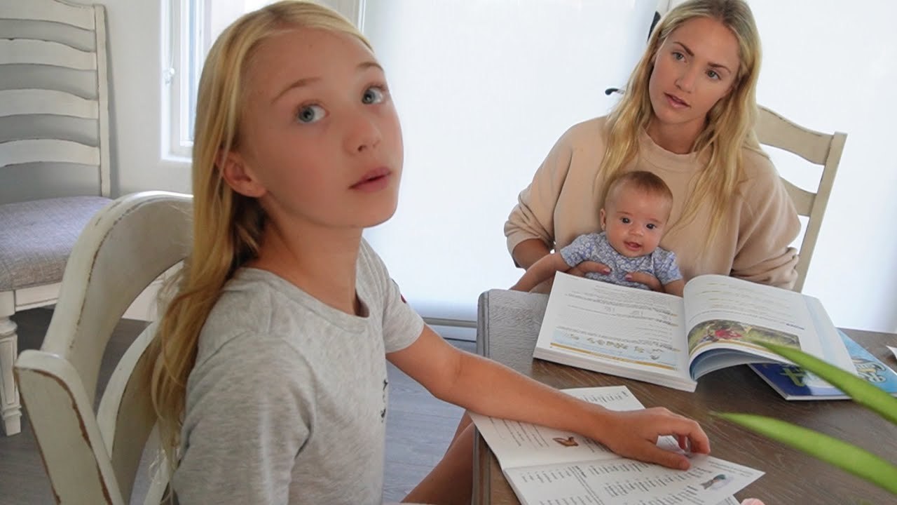 Everleigh's First Day Of HomeSchool