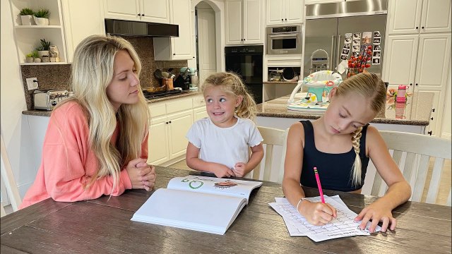 How Homeschool Is Going For Everleigh and Posie