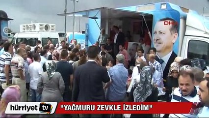 Bakan Yazıcı: Yağmuru zevkle izledim