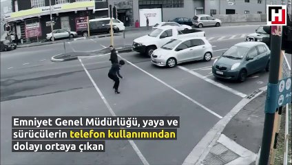 Araç kullanırken telefon kullanmak ölümcüldür uyarısı