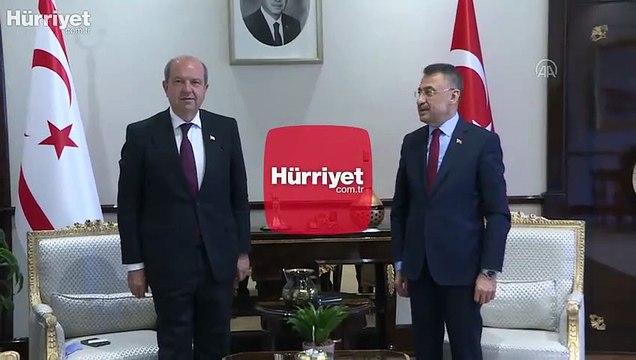 Cumhurbaşkanı Yardımcısı Oktay KKTC Başbakanı Tatar ile görüştü