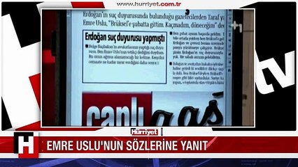 Nedim Şener'den Emre Uslu'ya yanıt