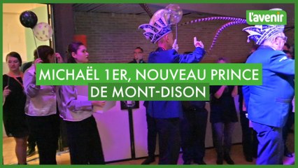 Michaël 1er, nouveau prince carnaval de Mont-Dison