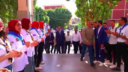 شاهد احتفال صيدلة سوهاج ببدء العام الدراسى واستقبال 455 من الطلاب الجدد