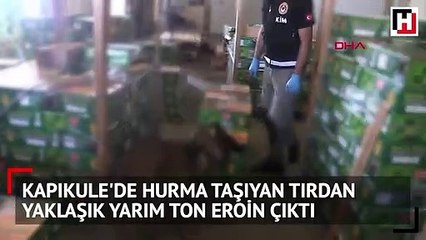 Kapıkule'de büyük operasyon: TIR'da yarım ton eroin ele geçirildi