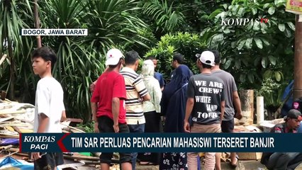 Area Pencarian Diperluas, Drone Digunakan untuk Mencari Mahasiswi IPB yang Hilang Terseret Banjir