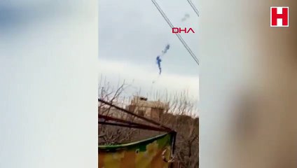 İdlib'de Esad rejiminin helikopteri vuruldu