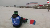 Dünya paraşütlü kayak kupası Erciyes'te başladı