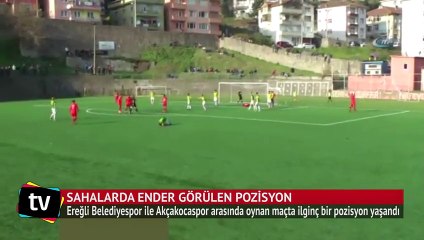 Sahalarda ender görülen pozisyon