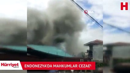 Endonezya’da mahkumlar cezaevini ateşe verdi