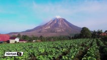 Sinabung Yanardağı'nda görsel şölen