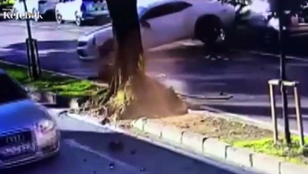 YouTuber Enes Batur'un kaza anı kamerada